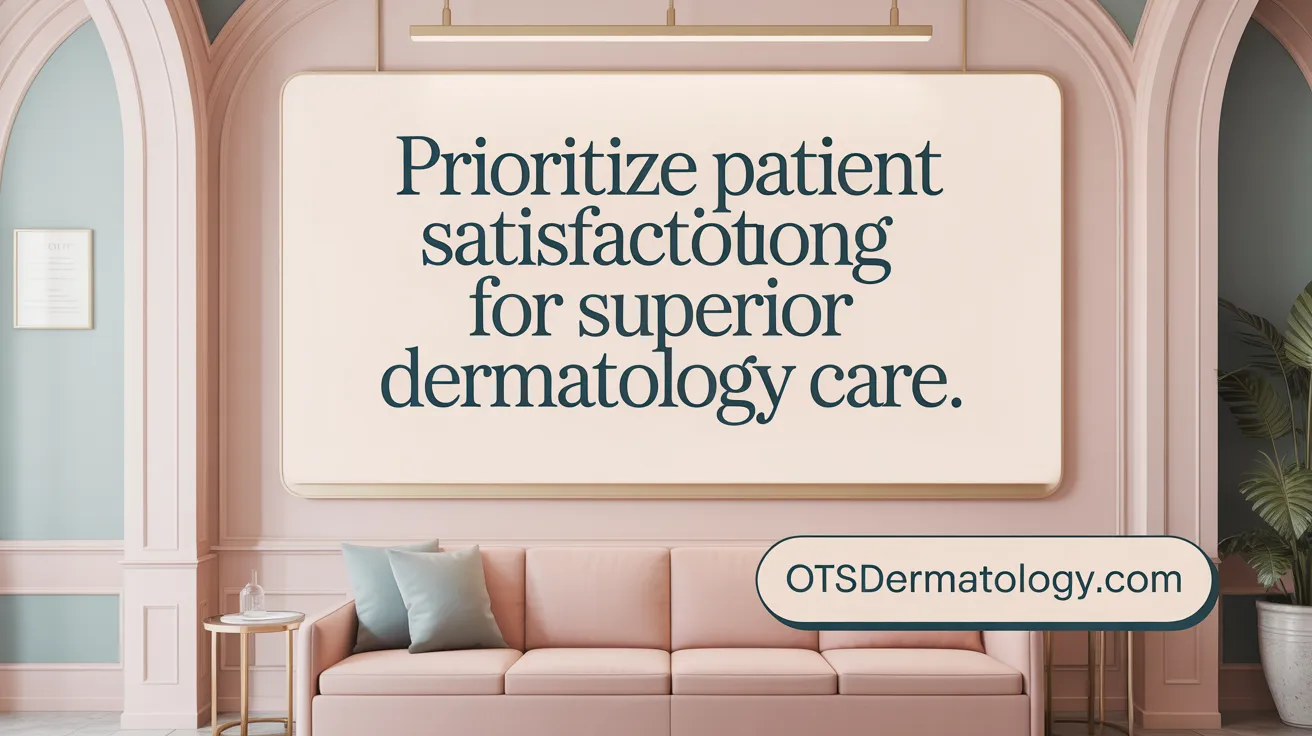 Prioritize Patient Satisfaction for Superior Dermatology Care