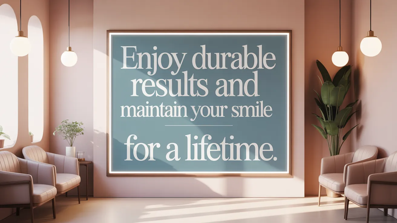 Enjoy Durable Results and Maintain Your Smile for a Lifetime