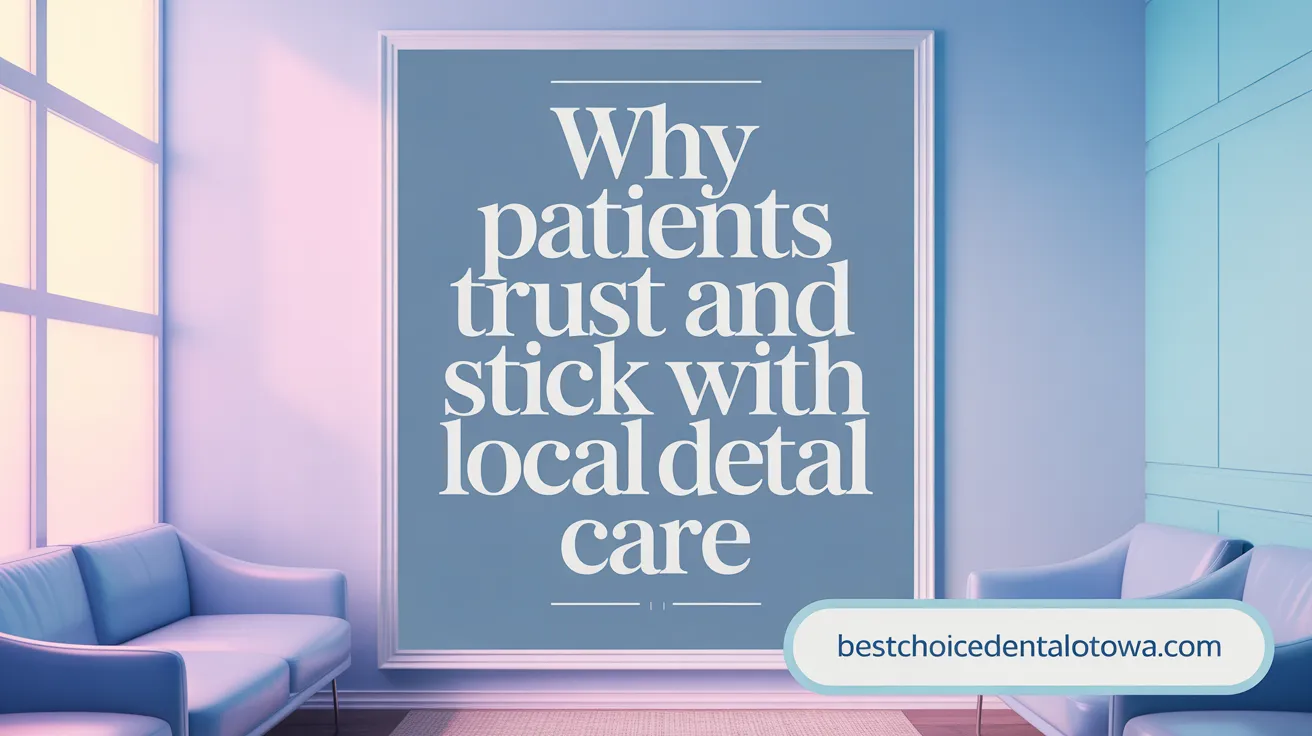 Why Patients Trust and Stick With Local Dental Care
