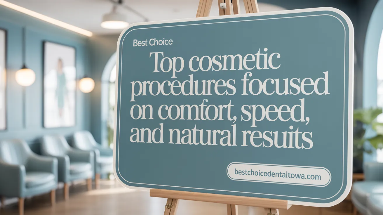 Top Cosmetic Procedures Focused on Comfort, Speed, and Natural Results