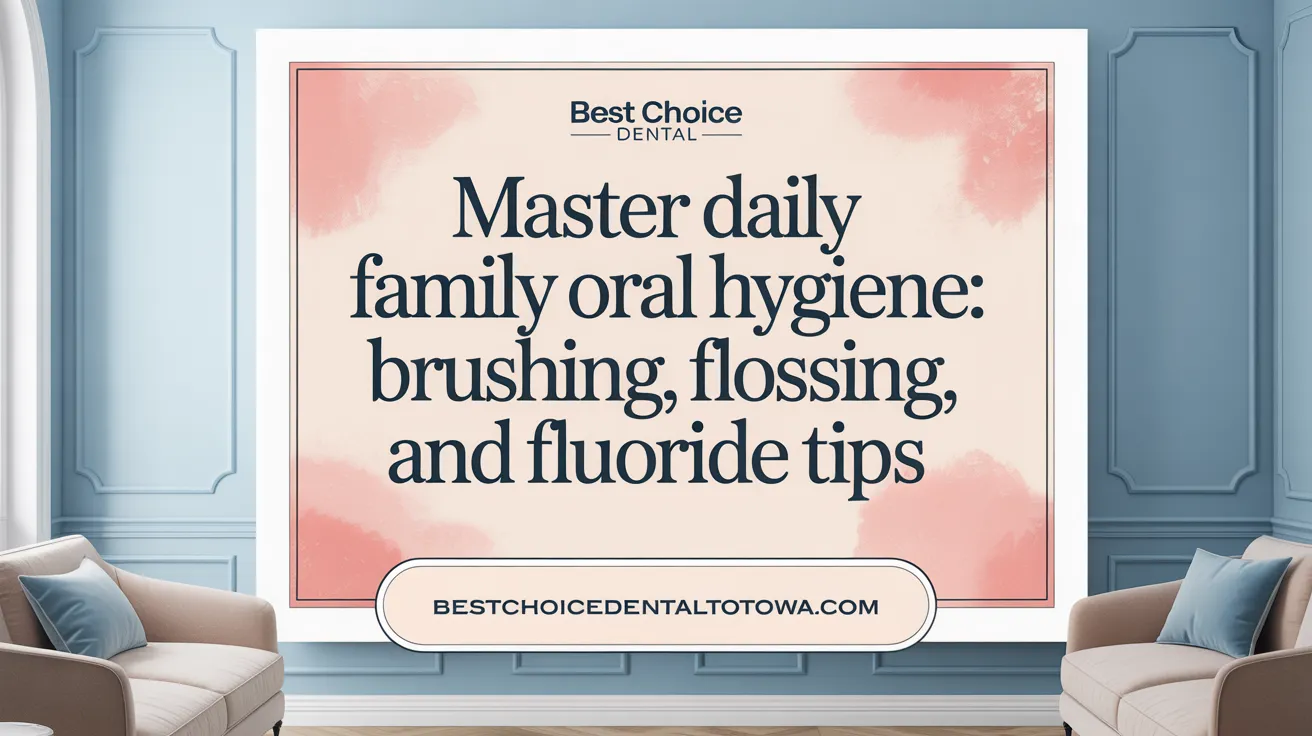Master Daily Family Oral Hygiene: Brushing, Flossing, and Fluoride Tips