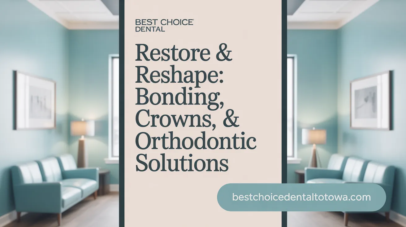 Restore & Reshape: Bonding, Crowns, & Orthodontic Solutions