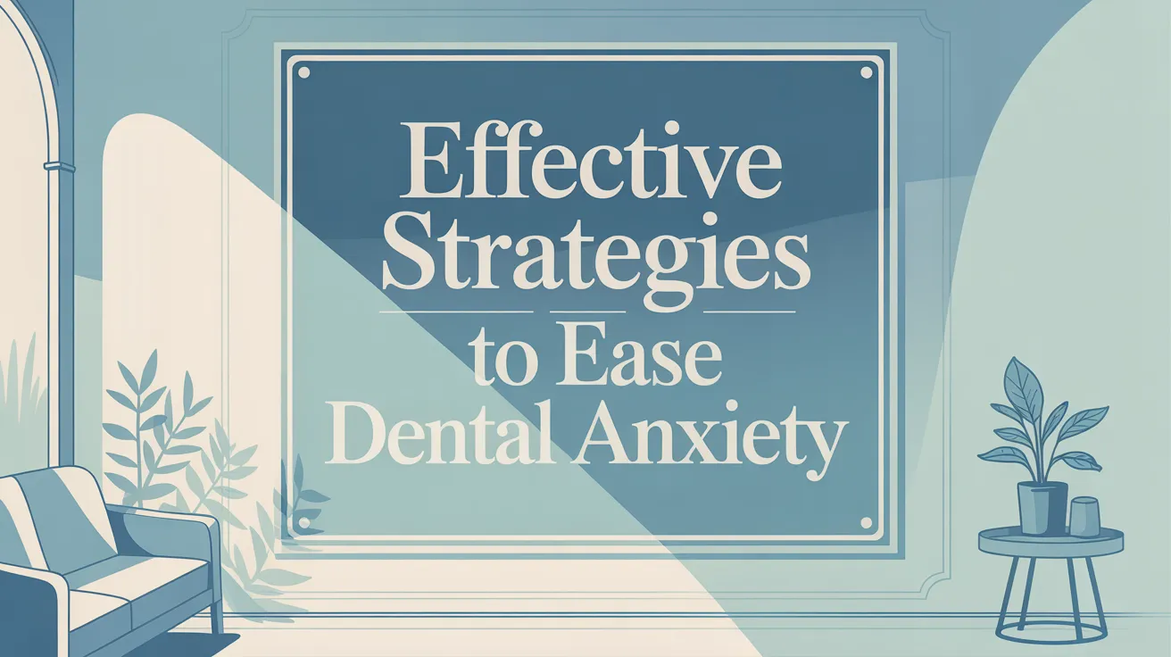 Effective Strategies to Ease Dental Anxiety
