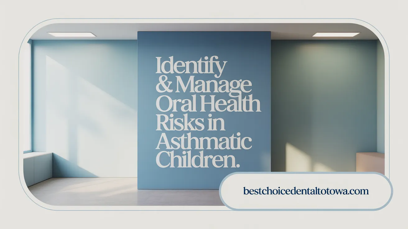 Identify & Manage Oral Health Risks in Asthmatic Children