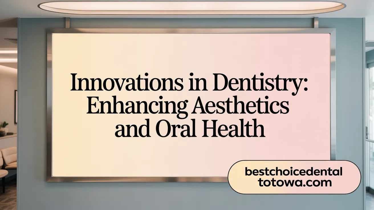 Innovations in Dentistry: Enhancing Aesthetics and Oral Health
