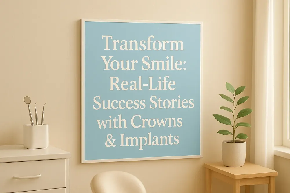 Transform Your Smile: Real-Life Success Stories with Crowns & Implants