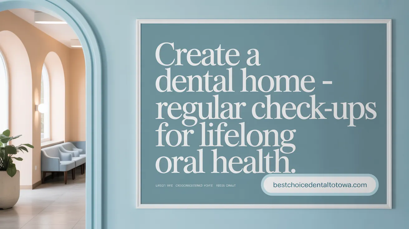 Create a Dental Home - Regular Check-Ups for Lifelong Oral Health
