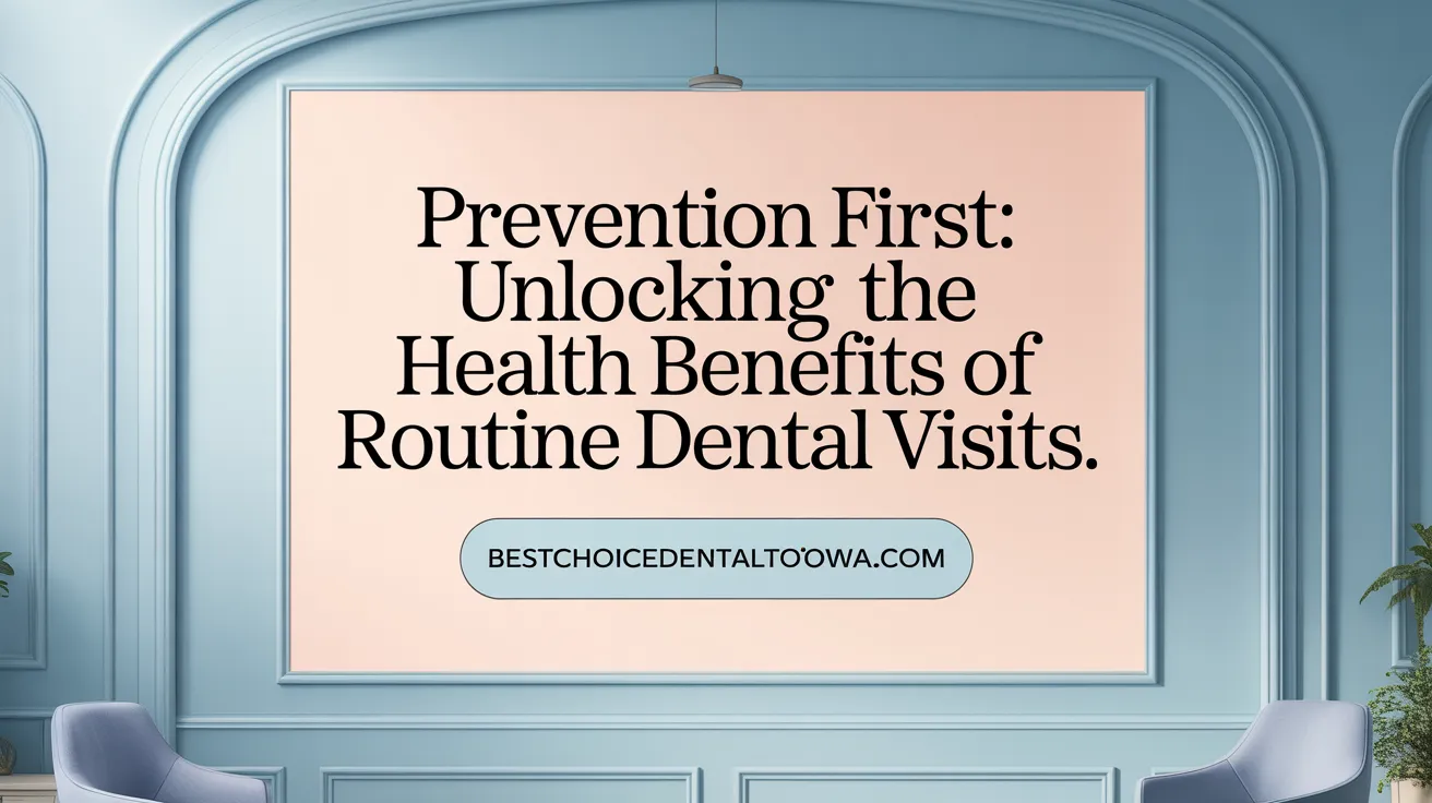Prevention First: Unlocking the Health Benefits of Routine Dental Visits