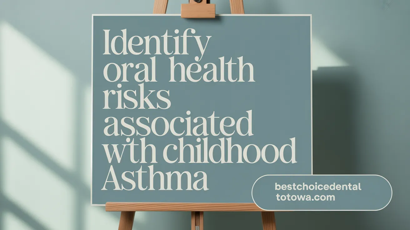 Identify Oral Health Risks Associated with Childhood Asthma