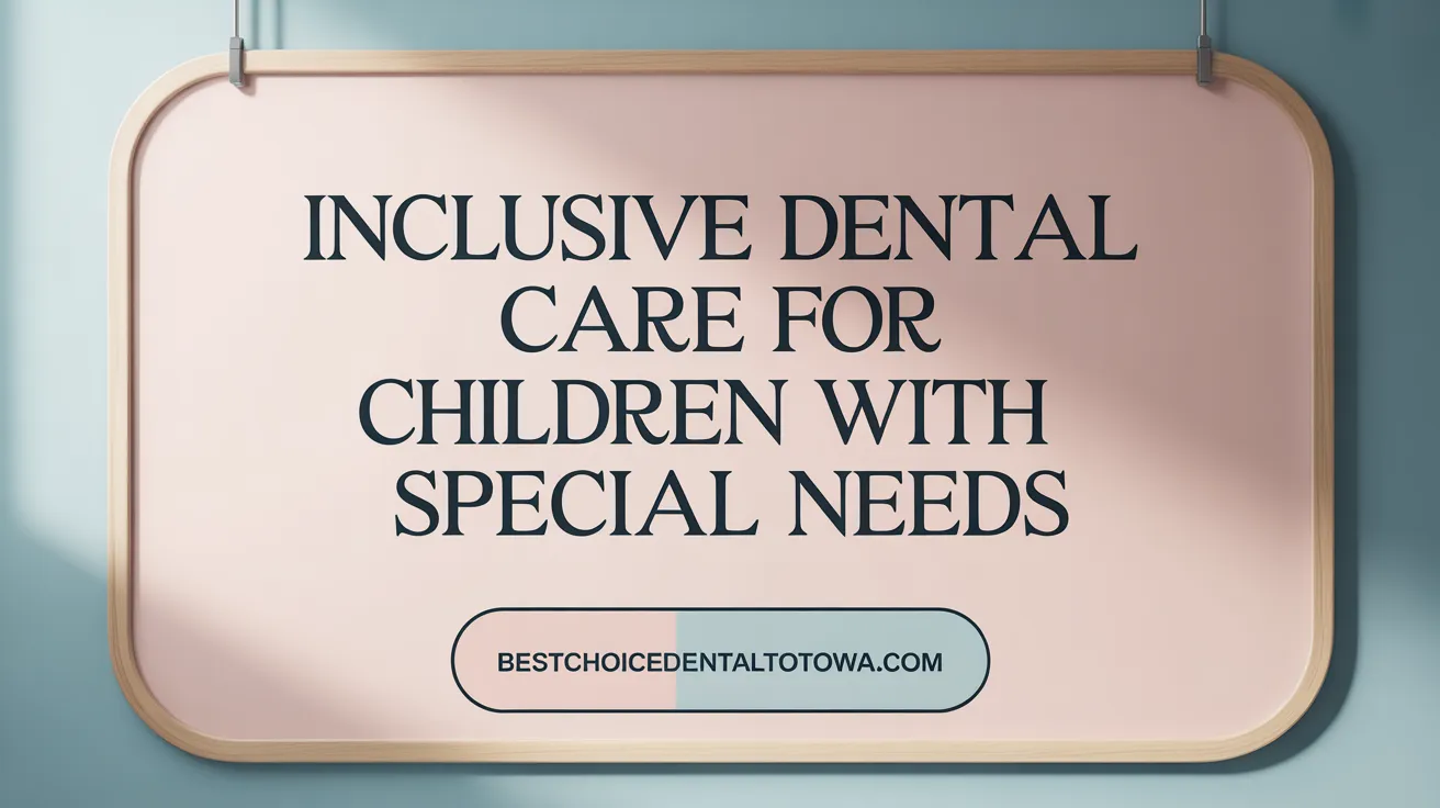 Inclusive Dental Care for Children with Special Needs