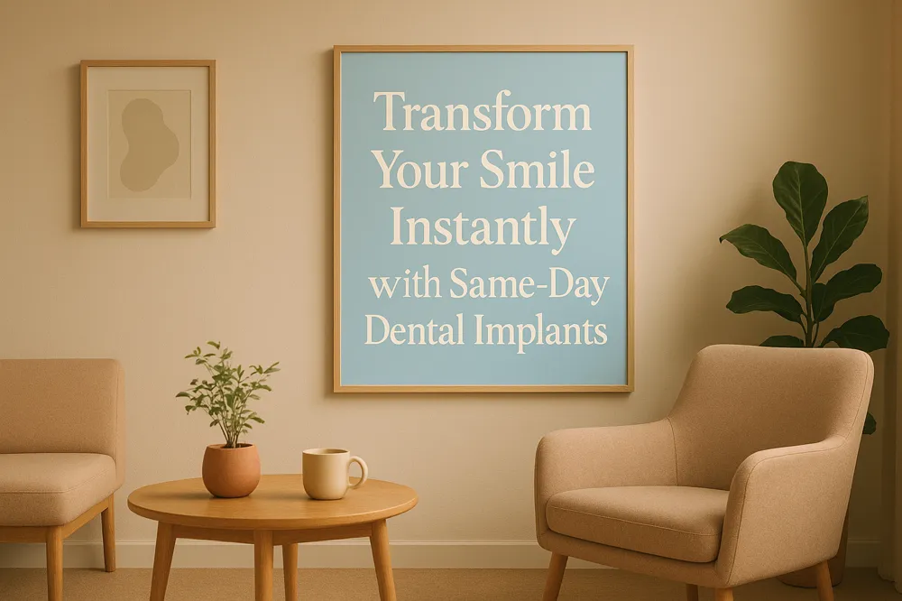 Transform Your Smile Instantly with Same-Day Dental Implants