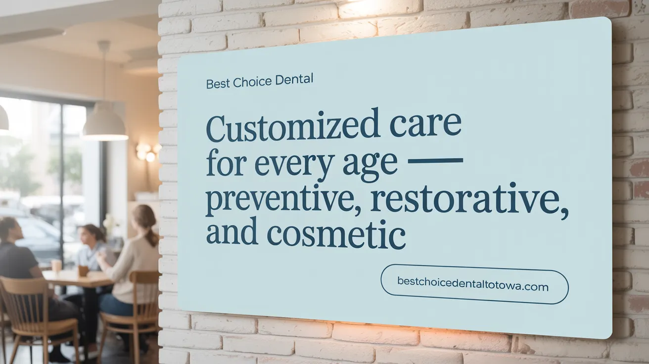 Customized Care for Every Age — Preventive, Restorative, and Cosmetic