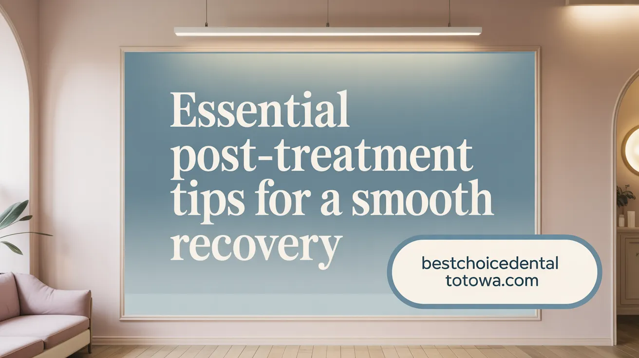 Essential Post-Treatment Tips for a Smooth Recovery
