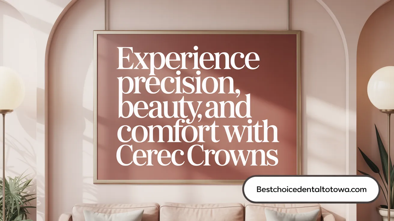 Experience Precision, Beauty, and Comfort with CEREC Crowns