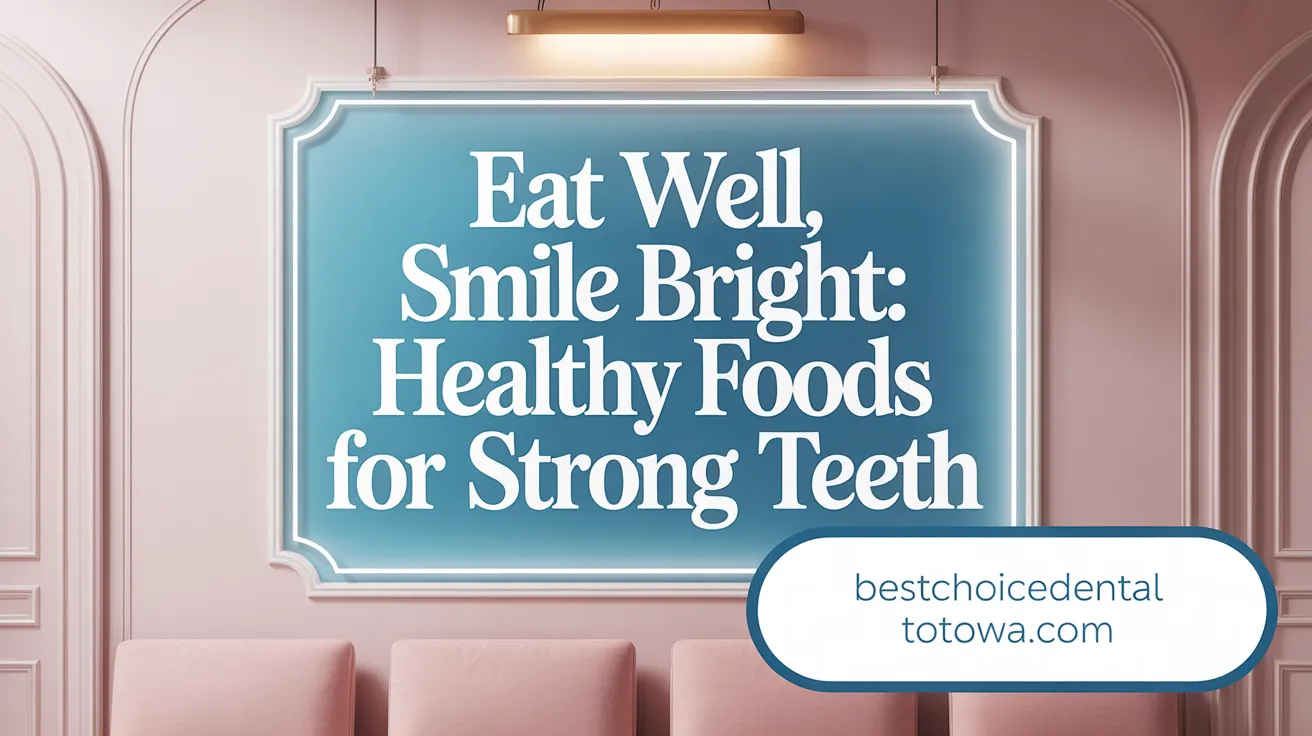 Eat Well, Smile Bright: Healthy Foods for Strong Teeth