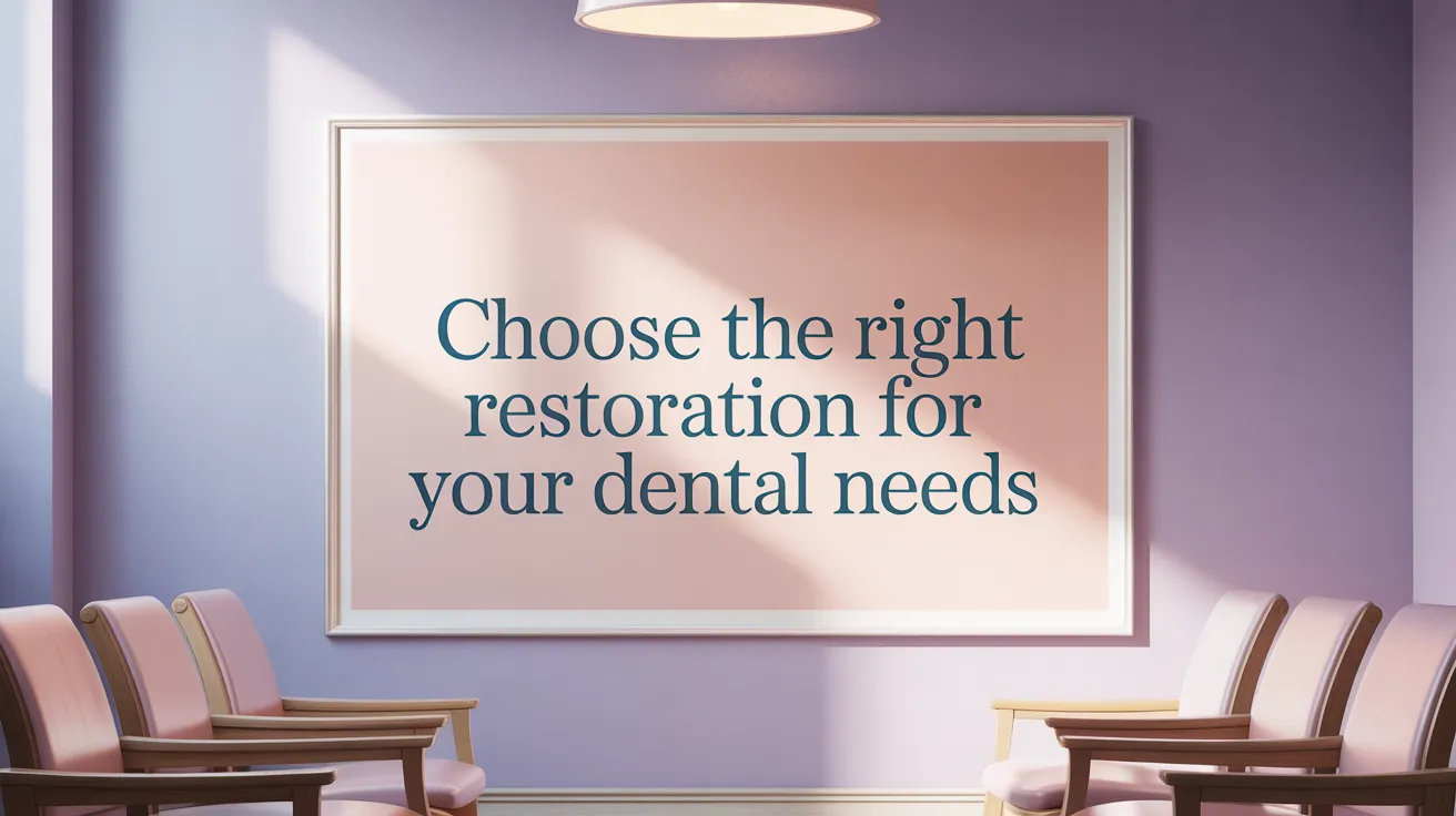 Choose the Right Restoration for Your Dental Needs