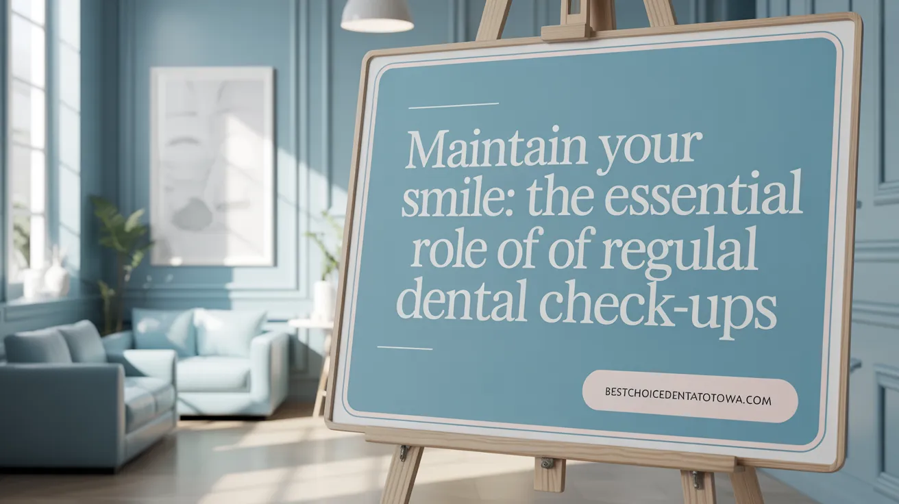 Maintain Your Smile: The Essential Role of Regular Dental Check-Ups