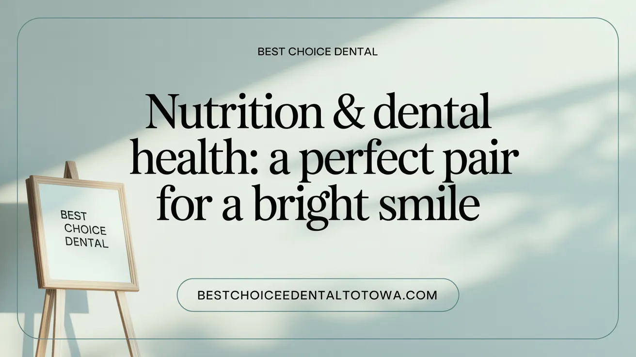 Nutrition & Dental Health: A Perfect Pair for a Bright Smile