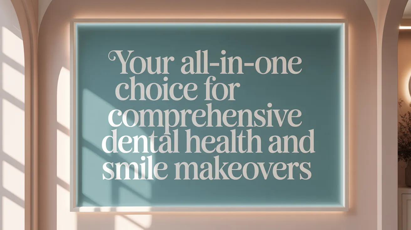 Your All-in-One Choice for Comprehensive Dental Health and Smile Makeovers
