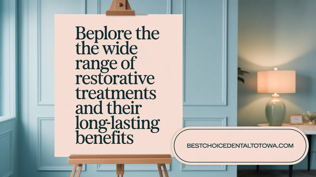 Explore the Wide Range of Restorative Treatments and Their Long-Lasting Benefits