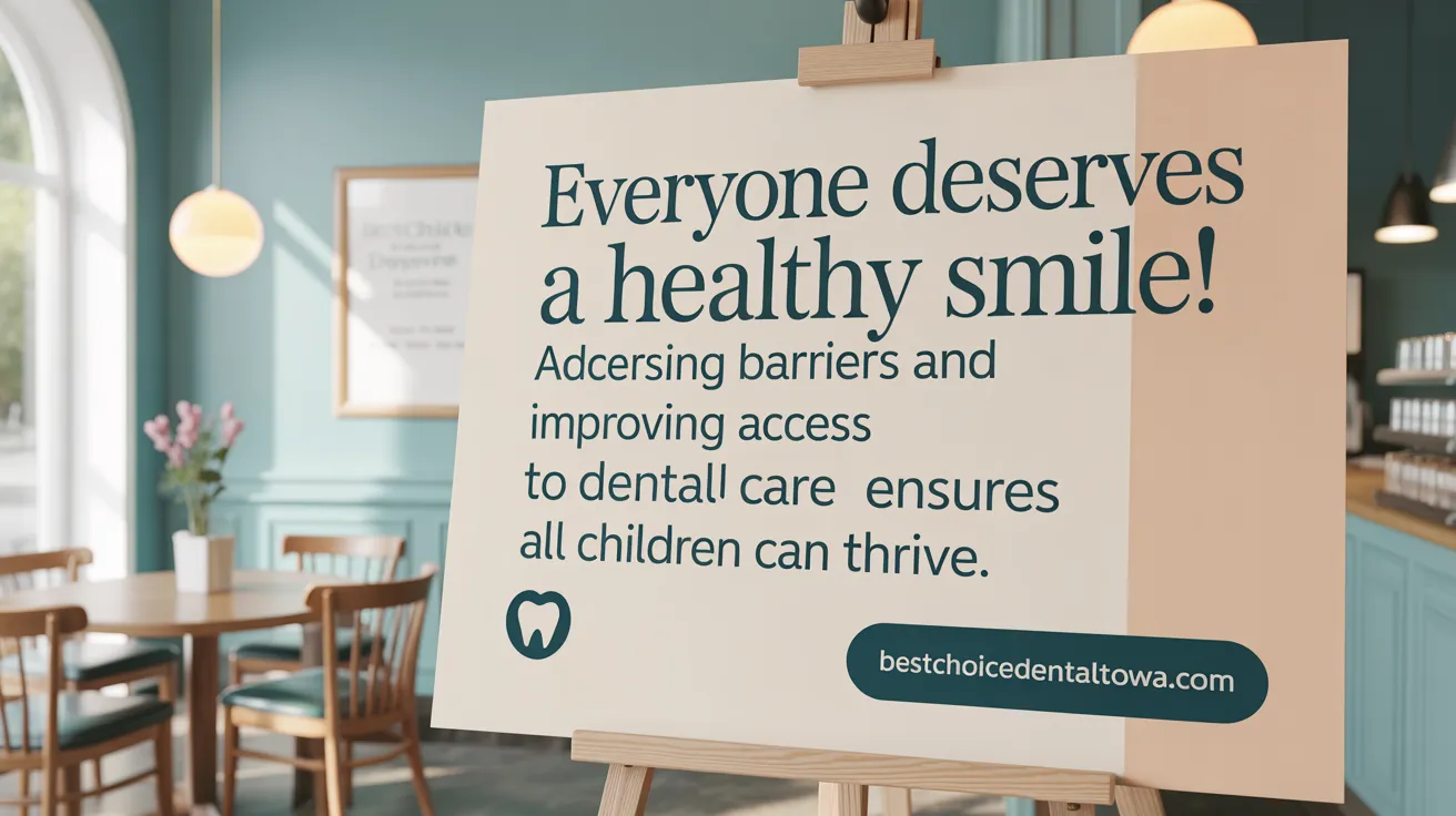 Everyone deserves a healthy smile! Addressing barriers and improving access to dental care ensures all children can thrive.