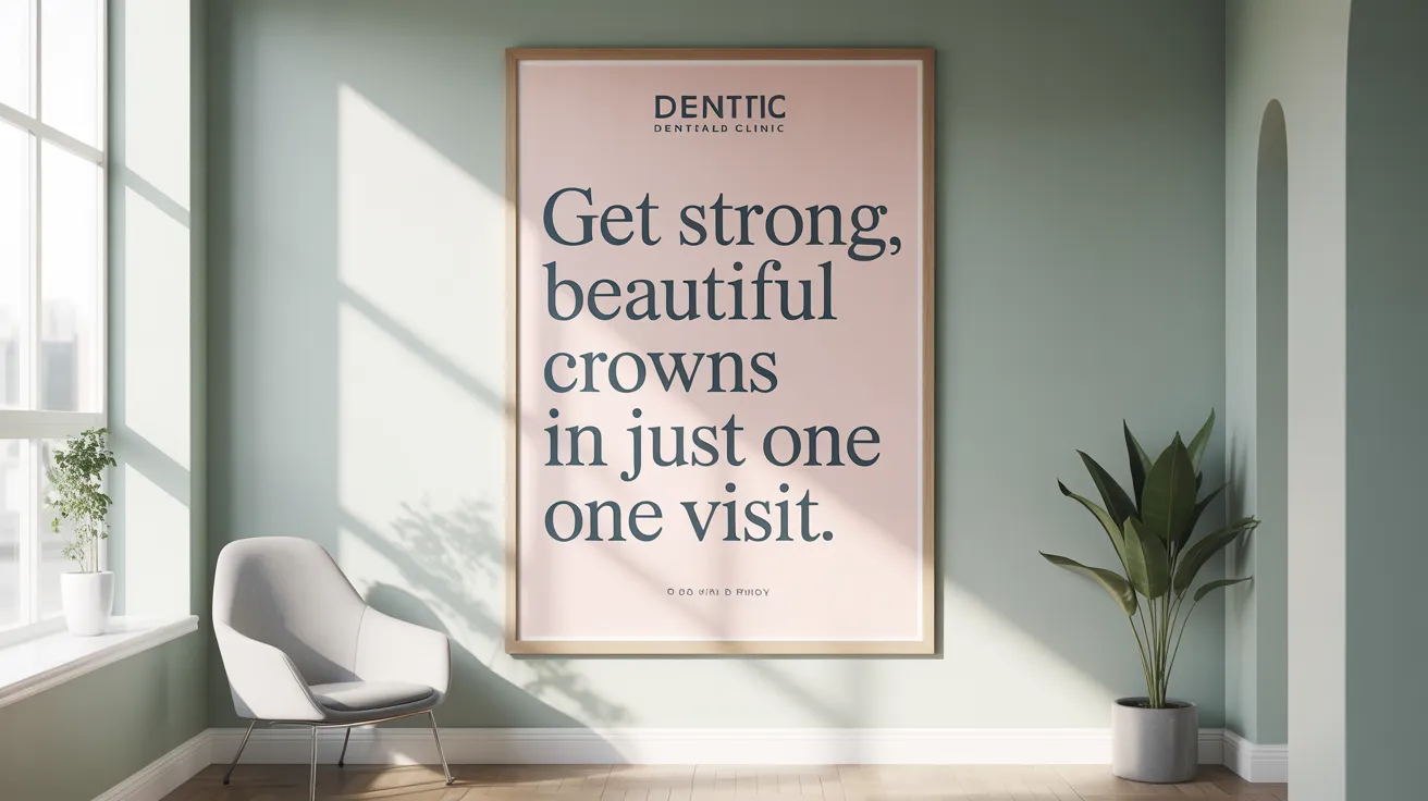 Get Strong, Beautiful Crowns in Just One Visit
