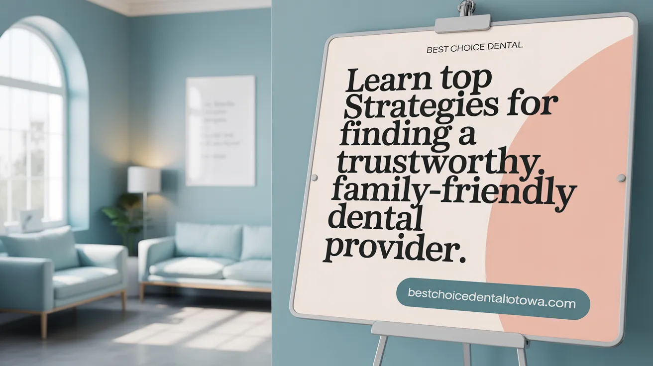 Learn top strategies for finding a trustworthy, family-friendly dental provider.