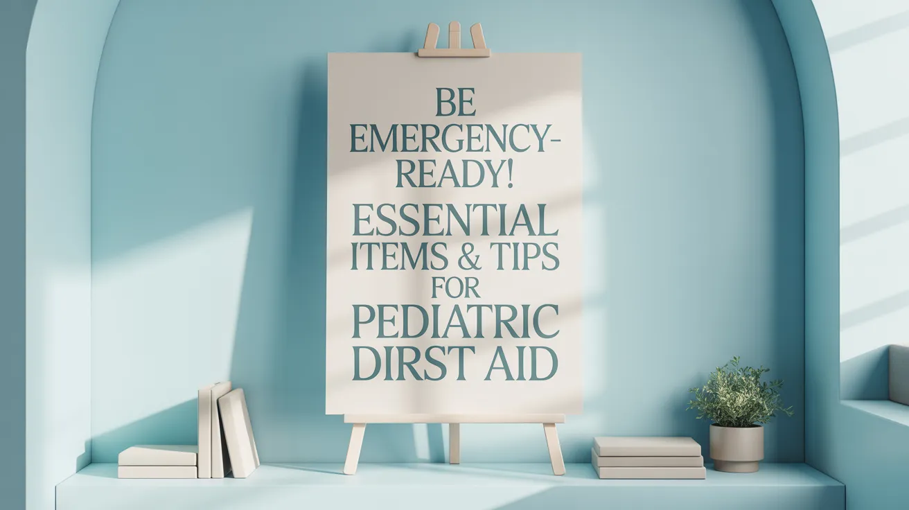 Be Emergency-Ready! Essential Items & Tips for Pediatric Dental First Aid