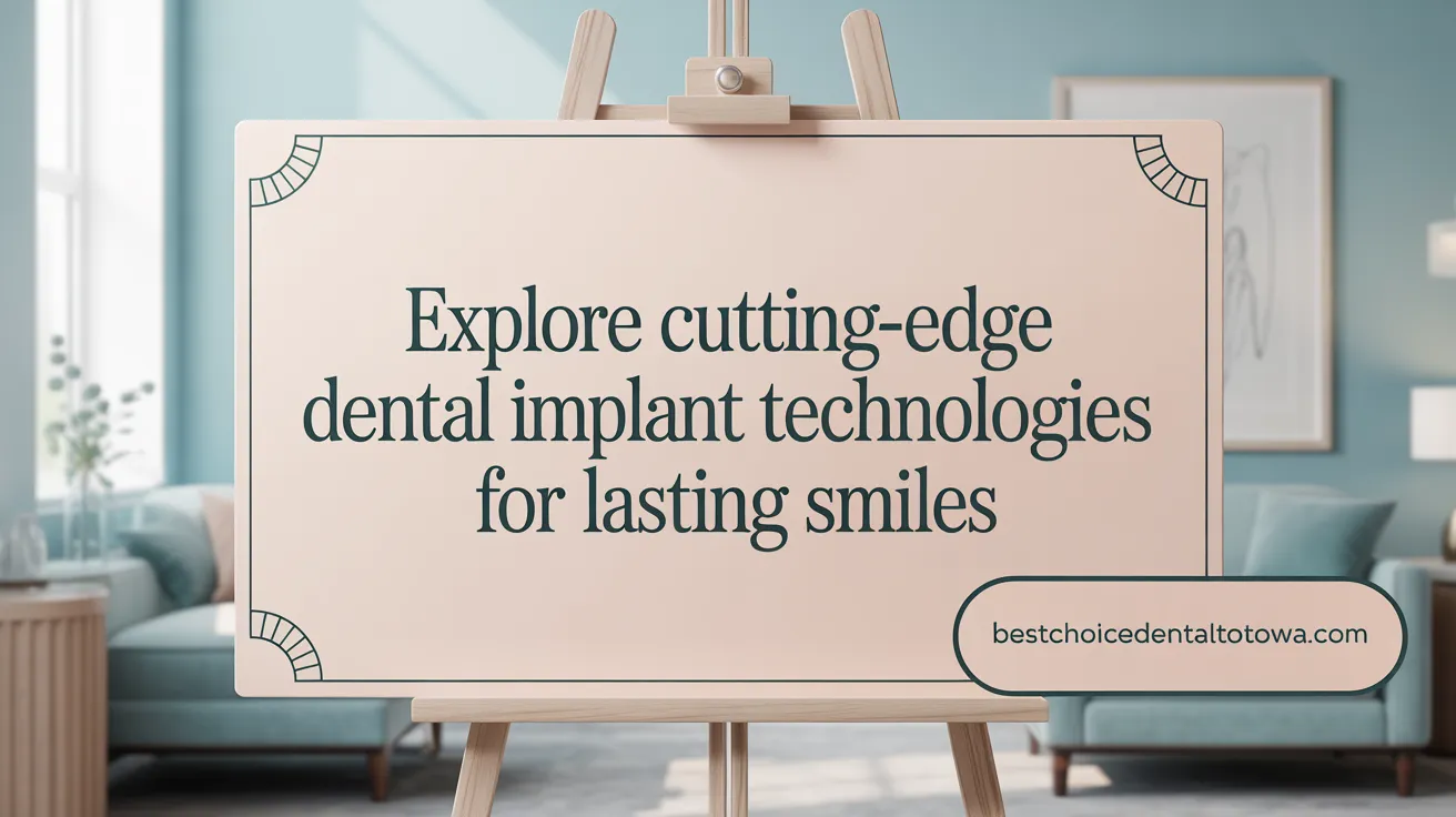 Explore Cutting-Edge Dental Implant Technologies for Lasting Smiles