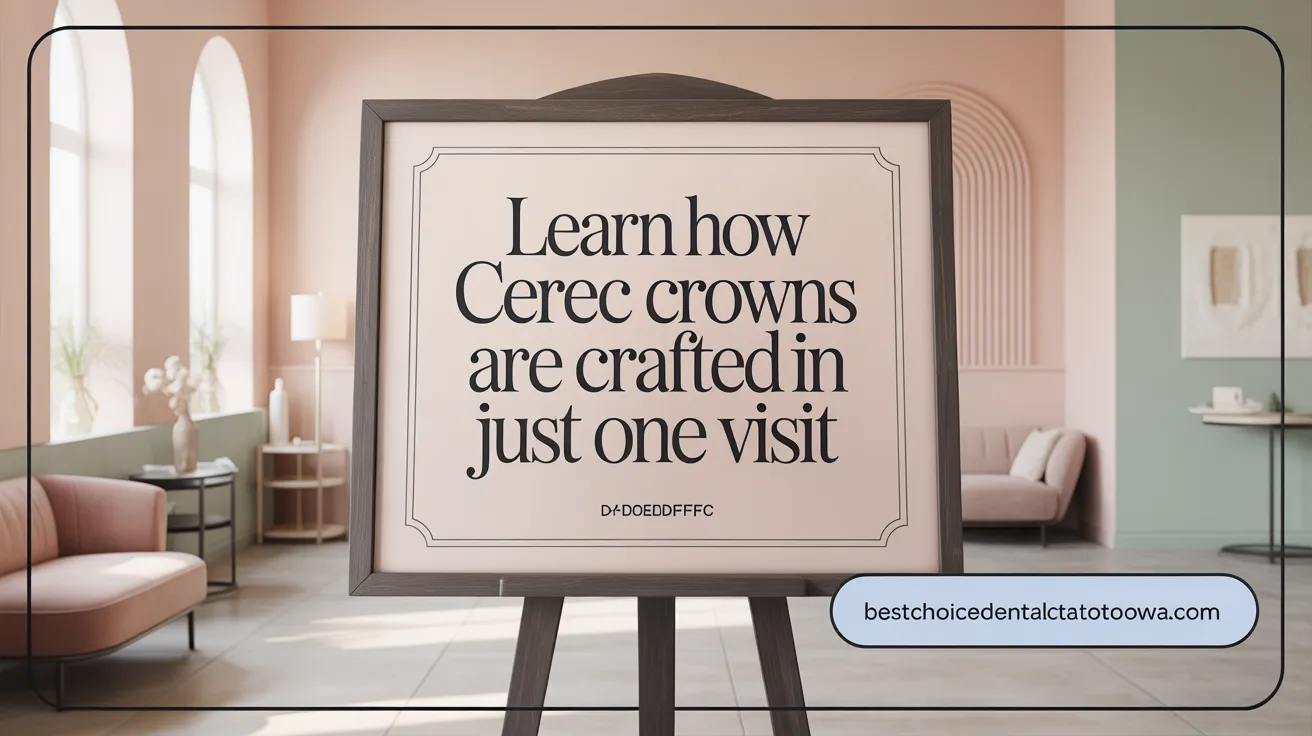Learn How CEREC Crowns Are Crafted in Just One Visit