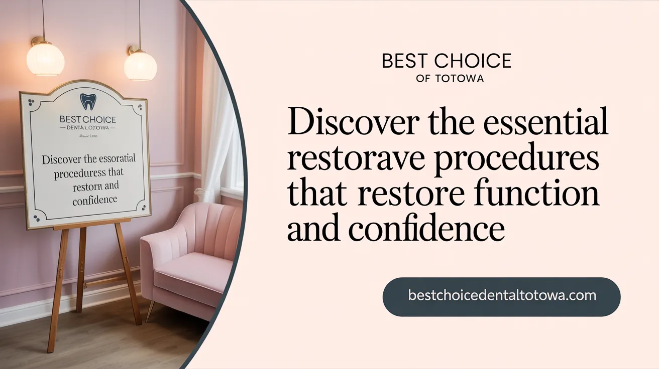 Discover the Essential Restorative Procedures That Restore Function and Confidence