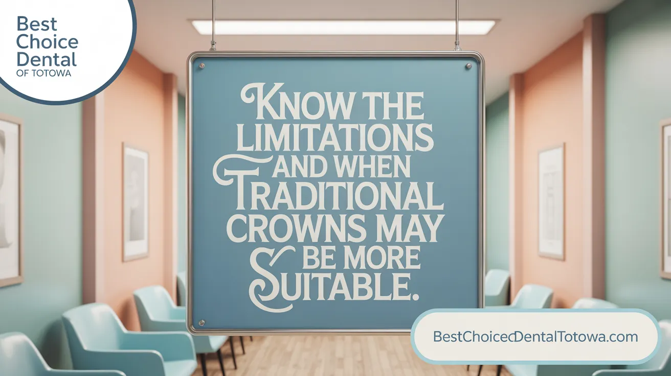 Know the Limitations and When Traditional Crowns May Be More Suitable