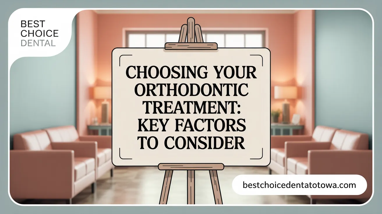 Choosing Your Orthodontic Treatment: Key Factors to Consider