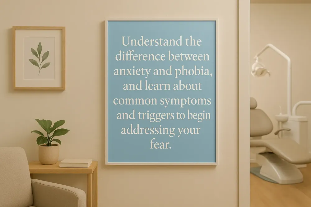 Understand the difference between anxiety and phobia, and learn about common symptoms and triggers to begin addressing your fear.
