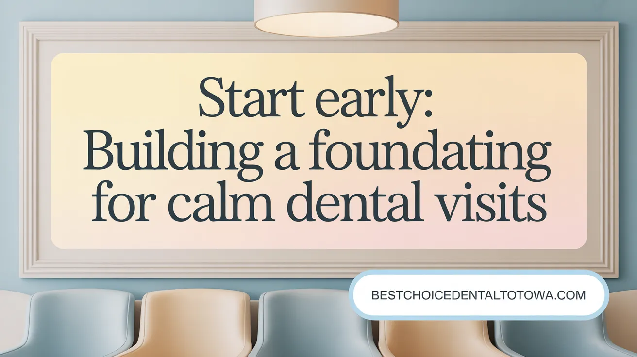 Start Early: Building a Foundation for Calm Dental Visits