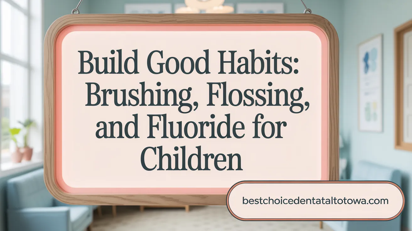 Build Good Habits: Brushing, Flossing, and Fluoride for Children