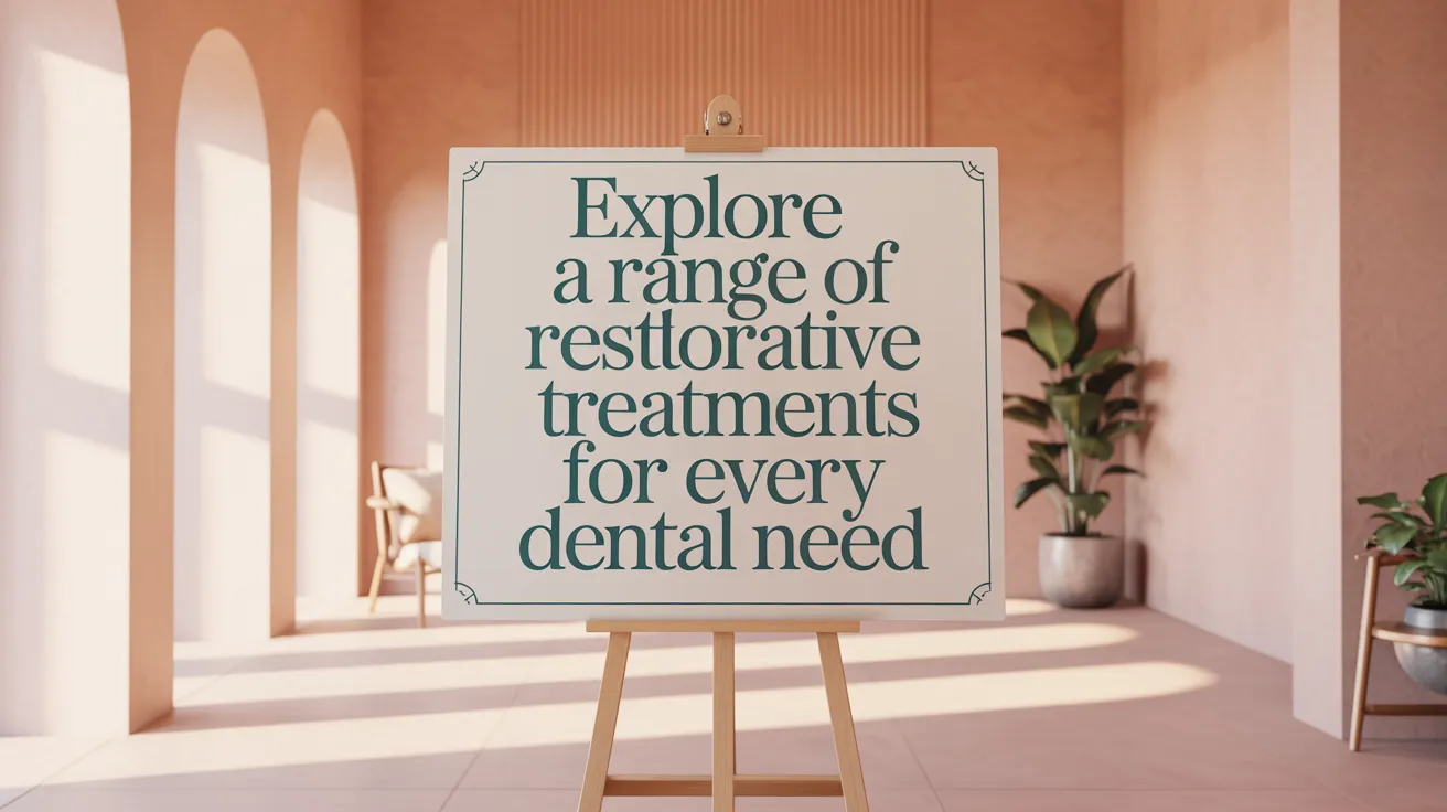Explore a Range of Restorative Treatments for Every Dental Need