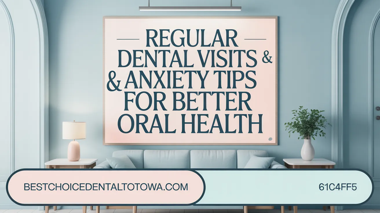 Regular Dental Visits & Anxiety Tips for Better Oral Health