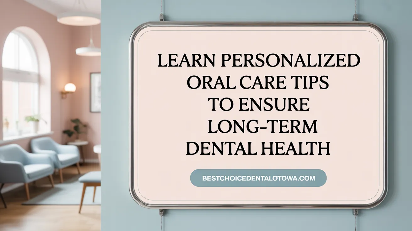 Learn Personalized Oral Care Tips to Ensure Long-Term Dental Health
