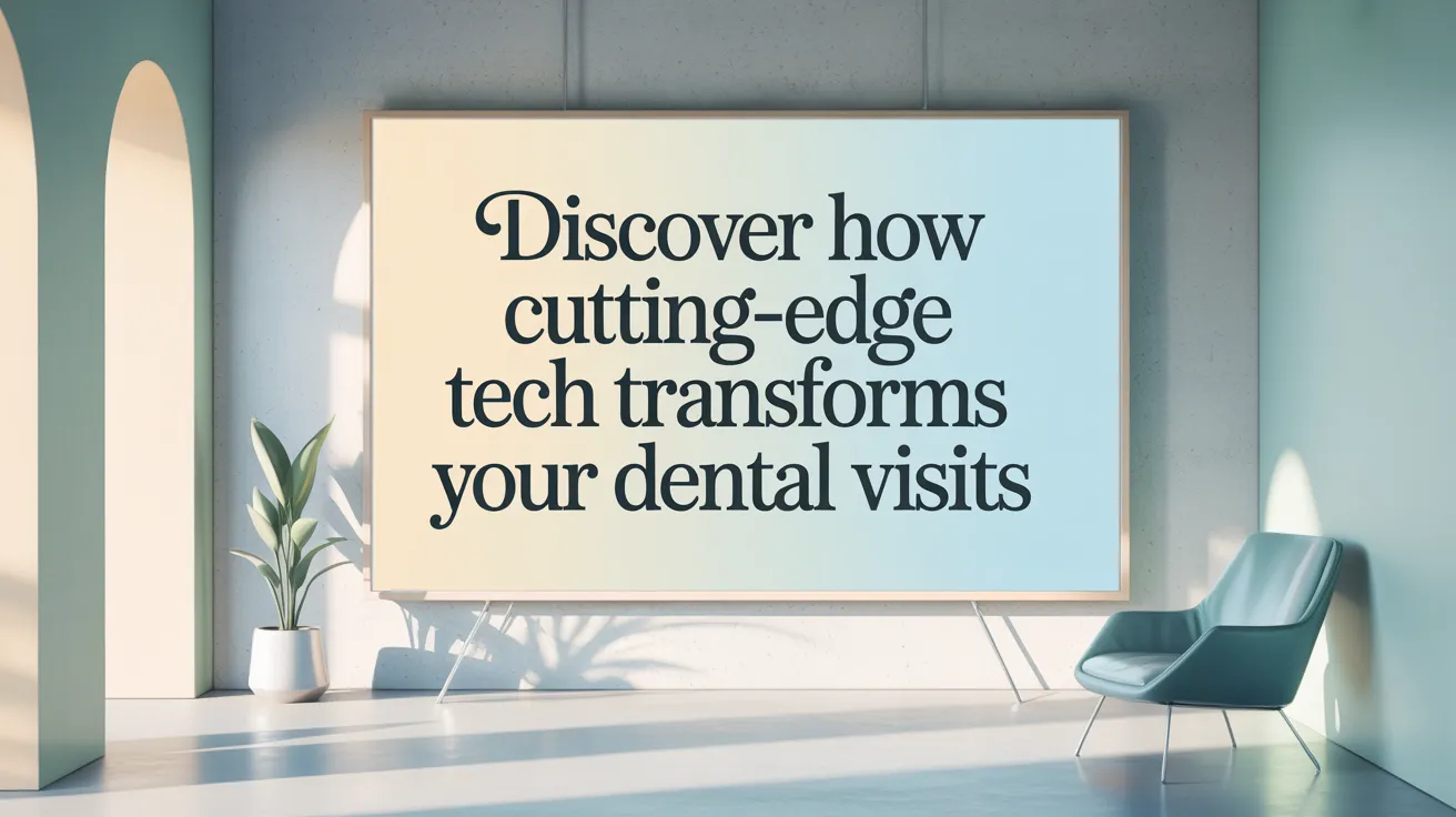 Discover How Cutting-Edge Tech Transforms Your Dental Visits