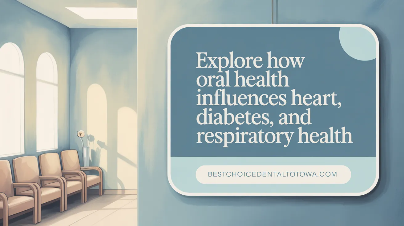 Explore how oral health influences heart, diabetes, and respiratory health