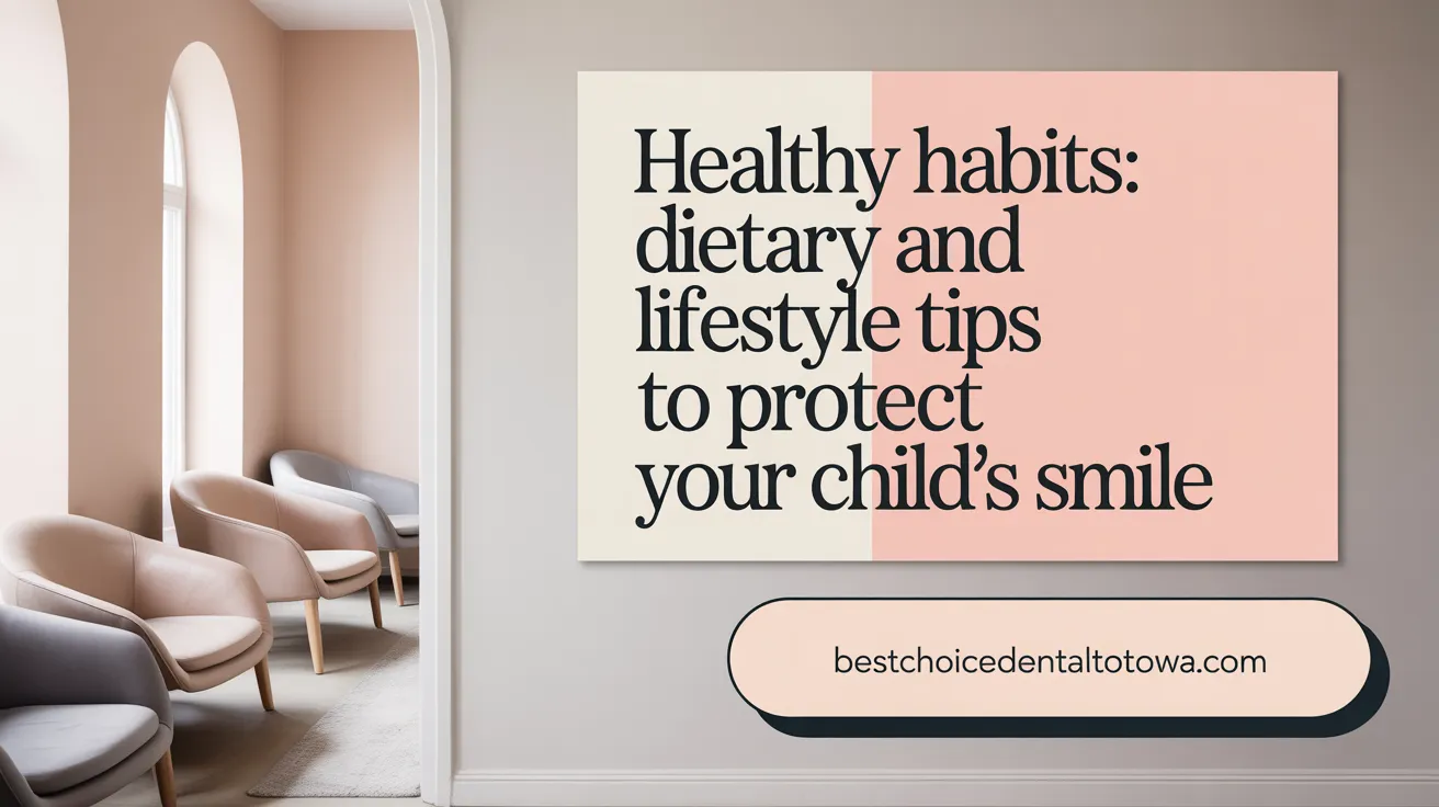 Healthy Habits: Dietary and Lifestyle Tips to Protect Your Child's Smile