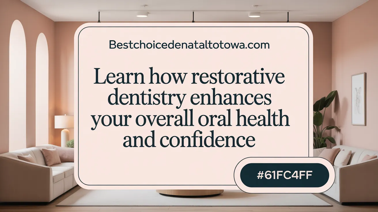 Learn How Restorative Dentistry Enhances Your Overall Oral Health and Confidence