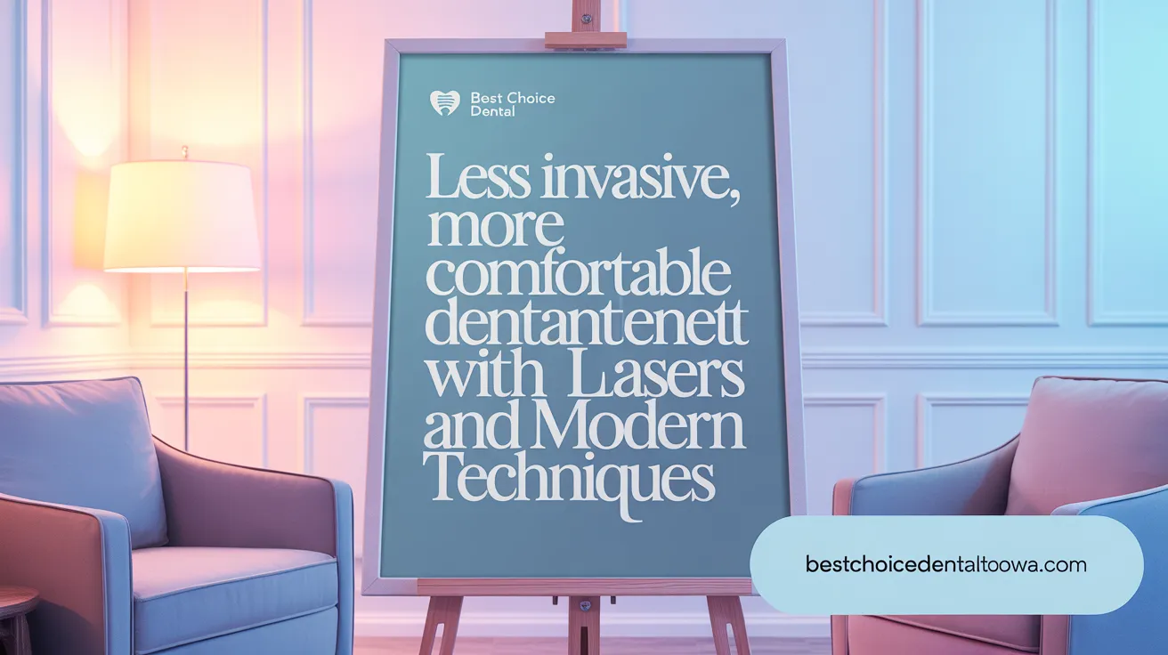Less Invasive, More Comfortable Dental Treatments with Lasers and Modern Techniques