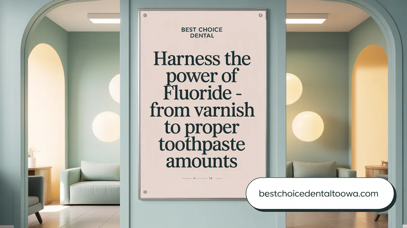 Harness the Power of Fluoride - From Varnish to Proper Toothpaste Amounts