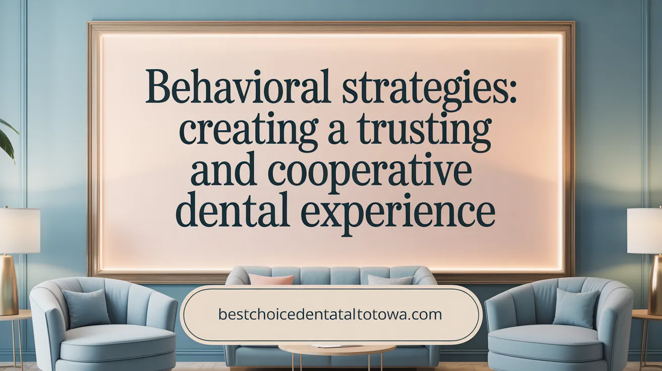 Behavioral Strategies: Creating a Trusting and Cooperative Dental Experience