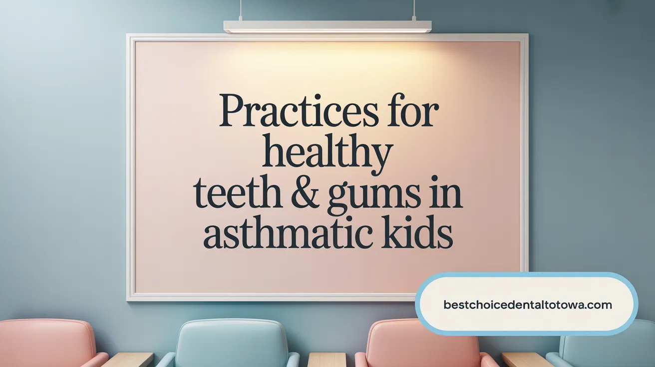 Practices for Healthy Teeth & Gums in Asthmatic Kids