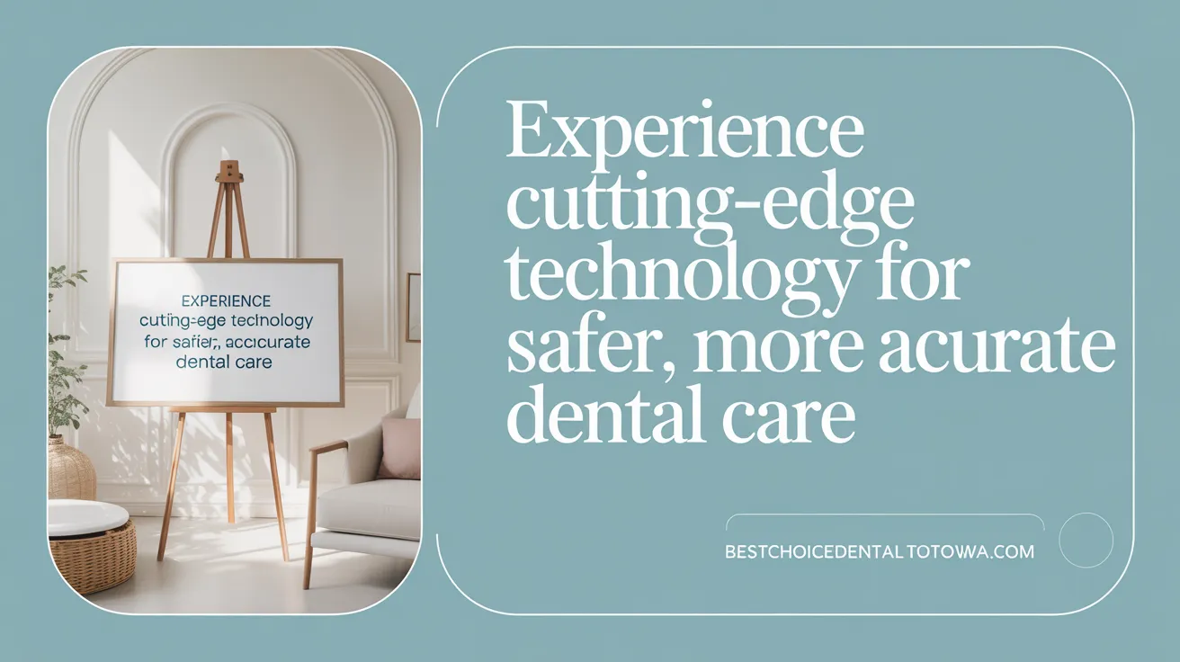 Experience Cutting-Edge Technology for Safer, More Accurate Dental Care