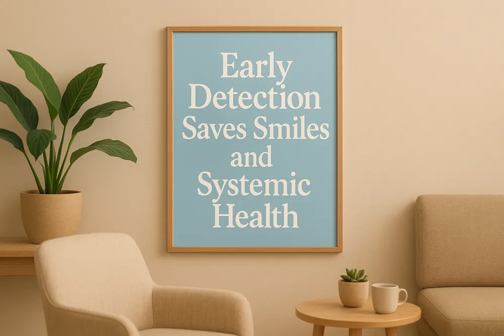 Early Detection Saves Smiles and Systemic Health