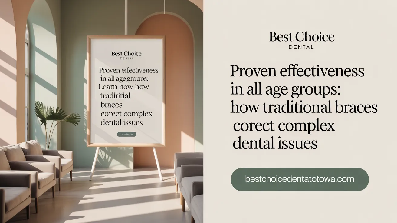 Proven Effectiveness in All Age Groups: Learn How Traditional Braces Correct Complex Dental Issues